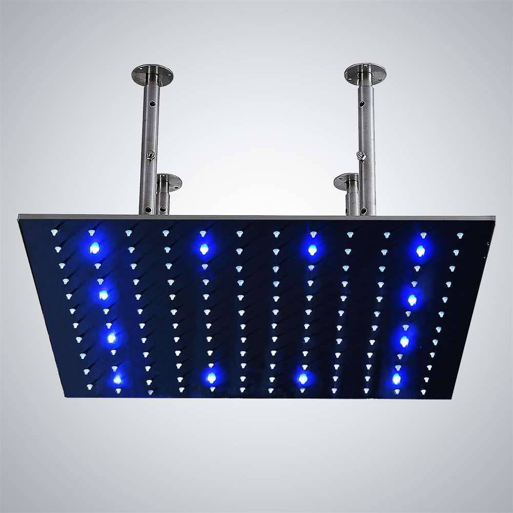 BathSelect BBD007-1BN LED ceiling mount shower head verified customer review