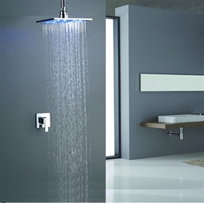 Briano MultiColor Water Powered Shower Solid Brass Built in Mixer