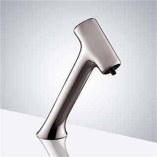 Deck mount automatic soap dispensers