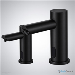 BathSelect Solo Commercial Automatic Touchless Sensor Faucet with Soap Dispenser in Matte Black