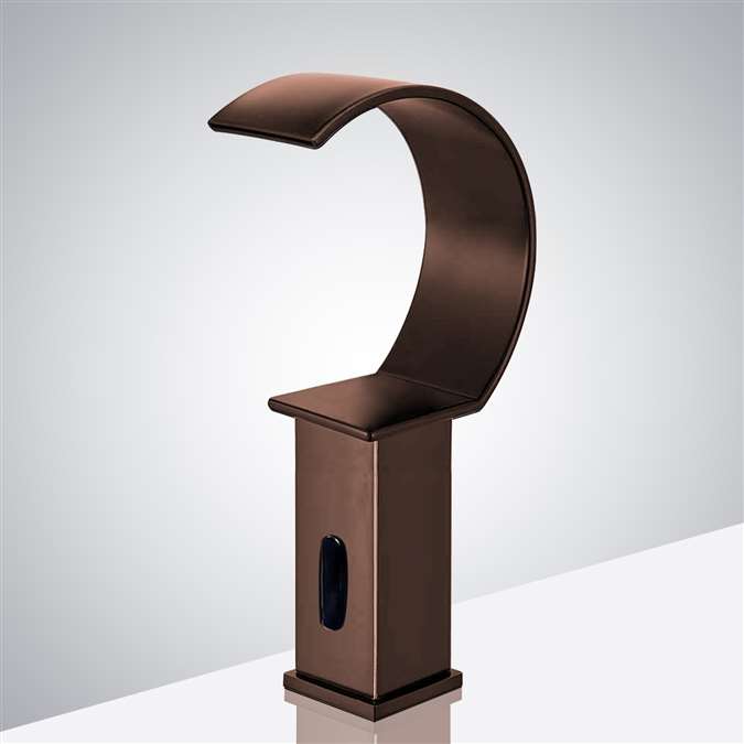Fontana Light Oil Rubbed Bronze Commercial Waterfall Sensor Faucet