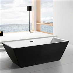 lowes bathtubs Freestanding 71" Square Bathroom Tub