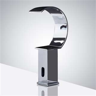 fixture activation reach range water delivery temperature control basin geometry