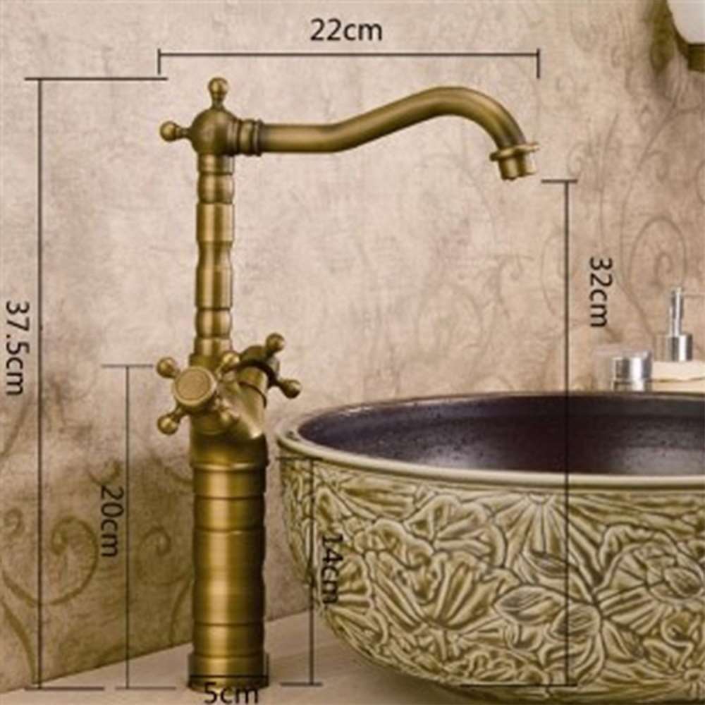 BathSelect Syracuse Classic Antique Bathroom Sink Faucet