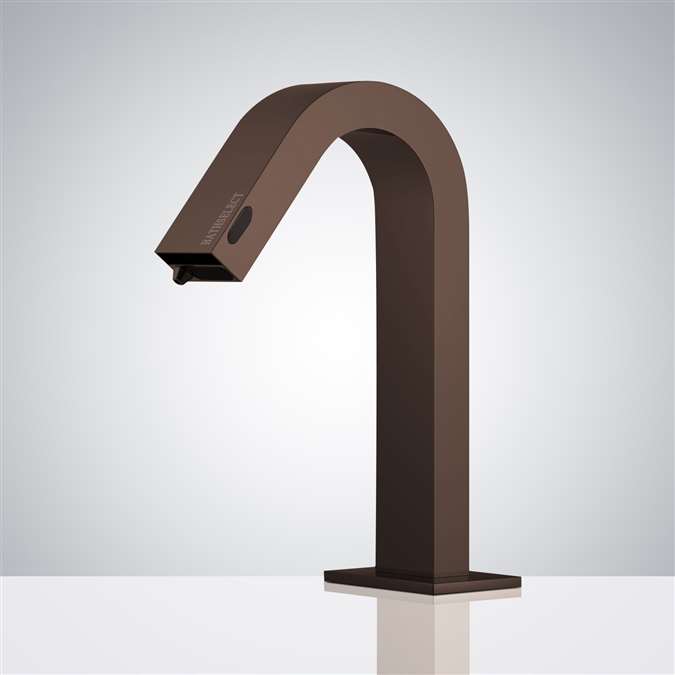 BathSelect Dual Function Light Oil Rubbed Bronze Sensor Water Faucet and Soap Dispenser