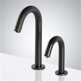 BathSelect� Hospitality Marsala Touchless Commercial Motion Sensor Faucet and Automatic Deck Mount Soap Dispenser