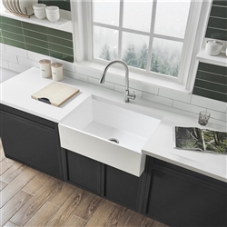 Free Download BIM Object BathSelect Geneva Pure Acrylic Rectangle Single Apron Front Sink Kitchen