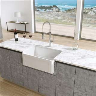 Free Download  Revit Families BathSelect St. Gallen Undermount White Artficial Stone Farmhouse Kitchen Sink