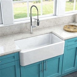 Free Download BIM File BathSelect Melun White Solid Surface True Acrylic Farmhouse Kitchen Sink