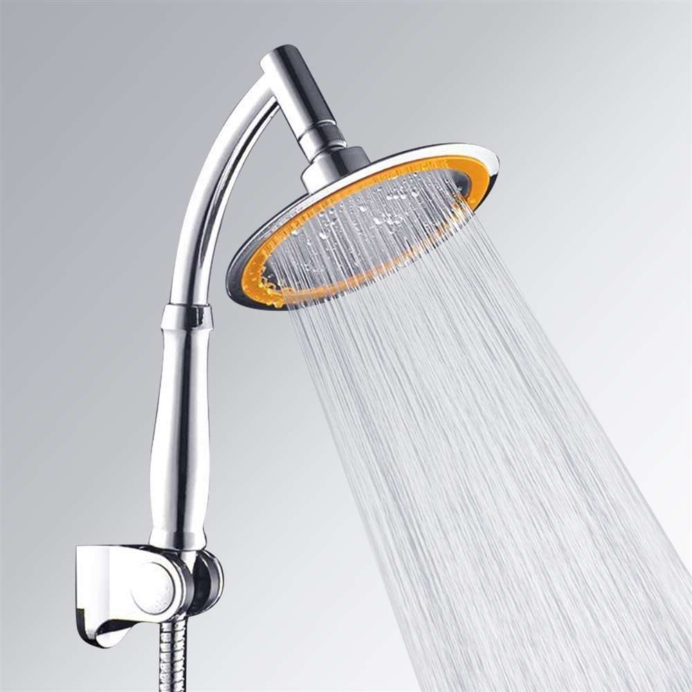 ABS Ultra-Thin Large Rainfall High Pressure Hand Held 4" Oxygenics Shower Head (BS10471)