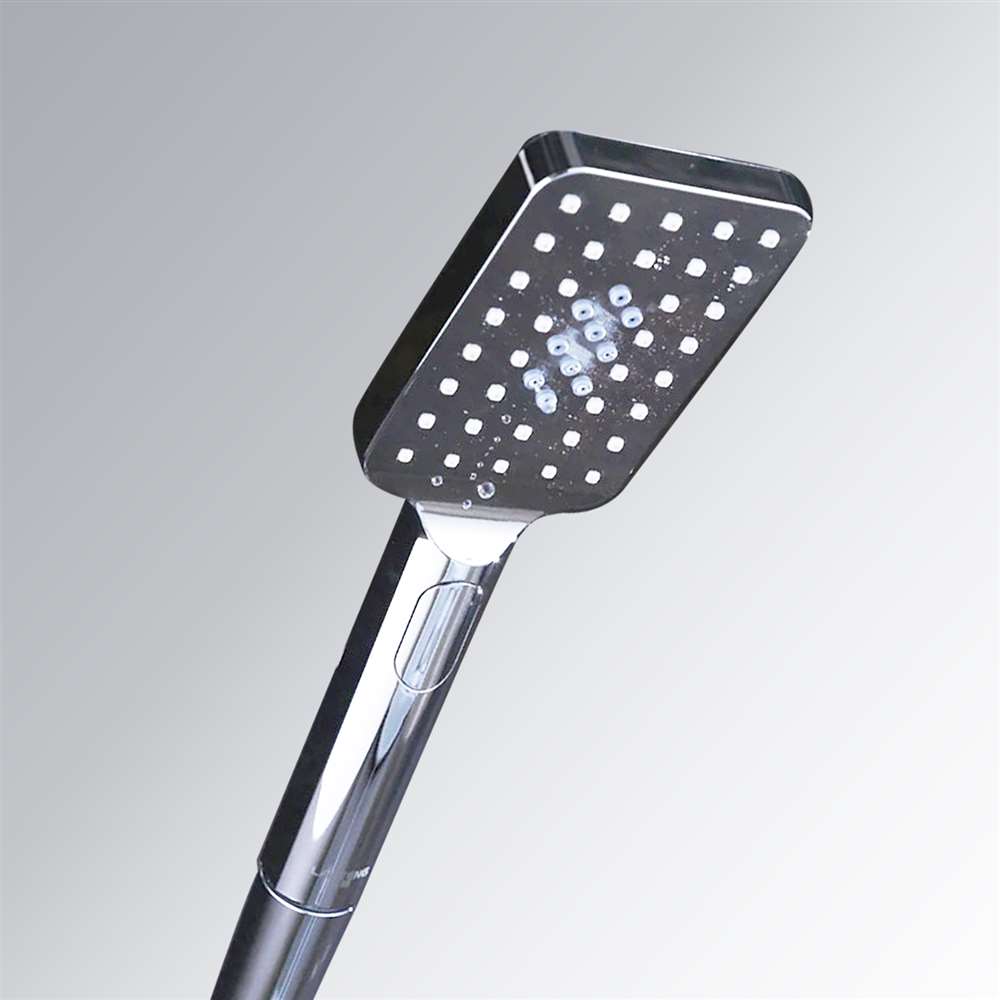 ABS Material Water Saving Chrome Finish Oxygenics Shower Head (BS10478)