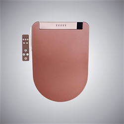 BathSelect High Quality Intelligent Smart Toilet Seat Cover In Rose Gold