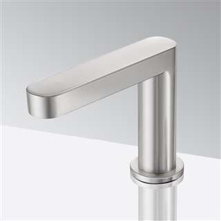 BathSelect touchless commercial nickel motion sensor faucet BS1095-BN