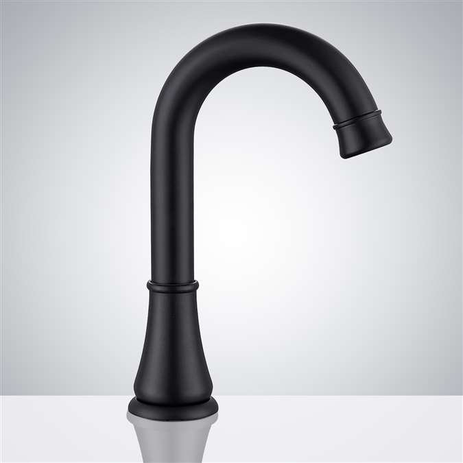 BathSelect Venosa Matte Black Automatic Touchless Sensor Faucet