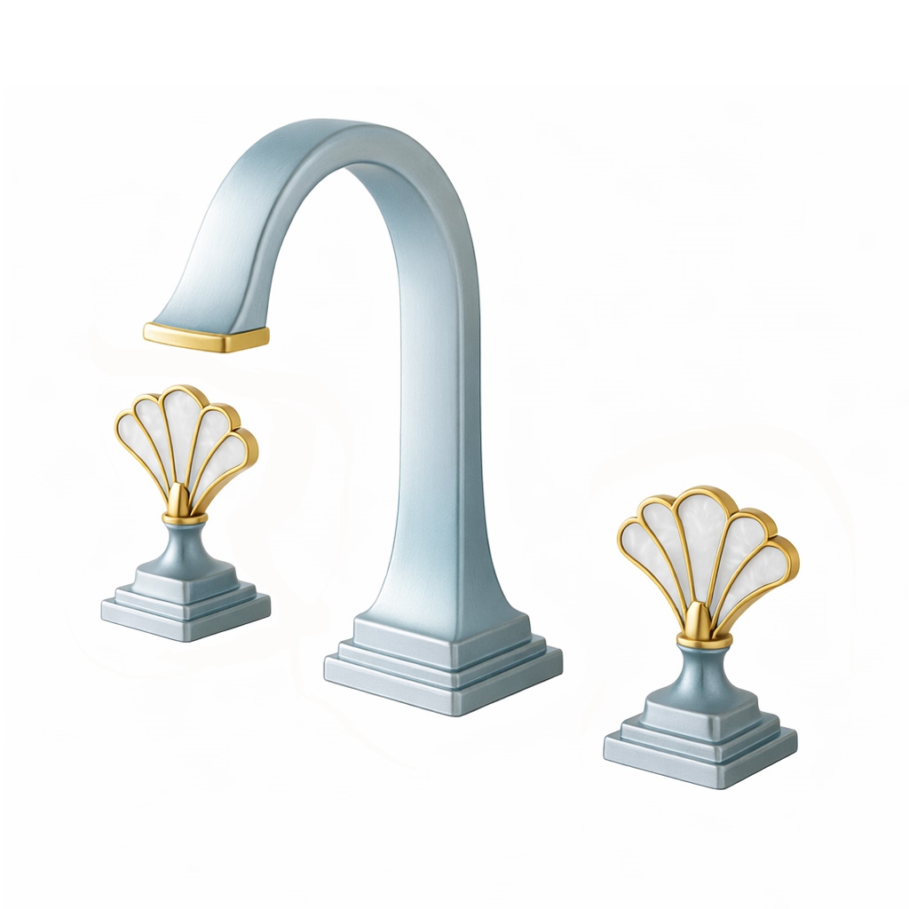 BathSelect Heritage Brass Platinum Blue Premium