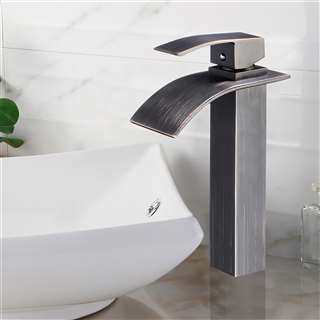 Milan Hospitality Oil Rubbed Bronze Single Handle Deck Mount Bathroom Sink Faucet