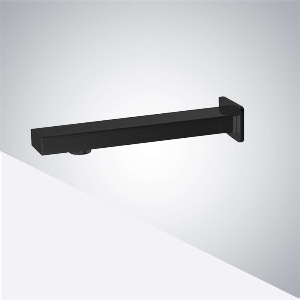 BathSelect Lyon Matte Black Wall Mounted Automatic Foam Sensor Soap Dispenser BS15068