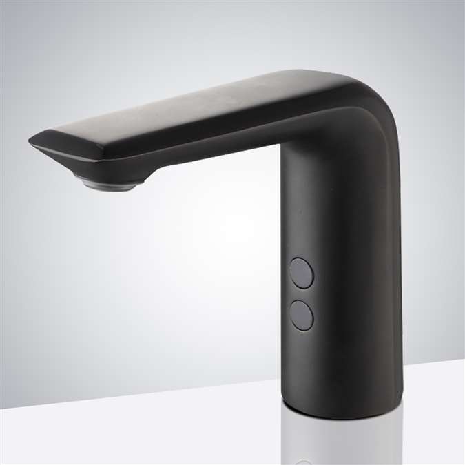 BathSelect Commercial Touchless Automatic Matte Black Sensor Faucet
