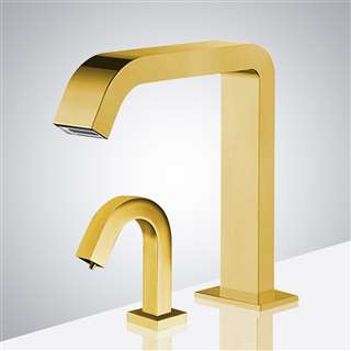 touchless faucet and soap dispenser systems