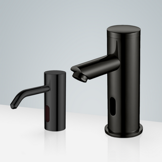 Dax High Quality Motion Sensor Faucet & Automatic Liquid Soap Dispenser For Restrooms In Dark Oil Rubbed Bronze