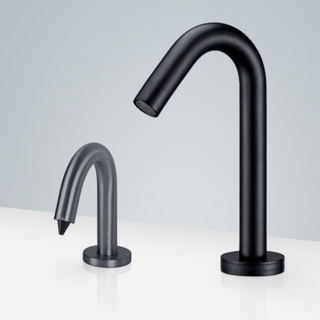 Touchless faucet and soap dispenser systems