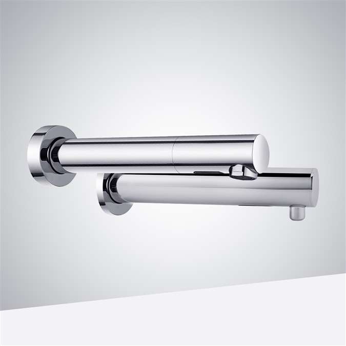 Venice Chrome Wall Mount Touchless Commercial Sensor Faucet and Soap Dispenser