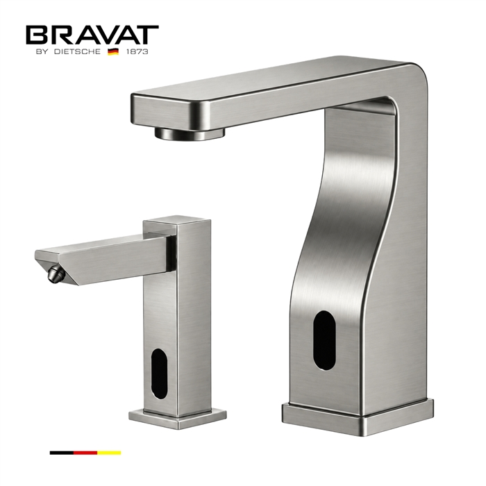 Lima Commercial Matte Black Finish Wall Mount Motion Sensor Soap Dispenser