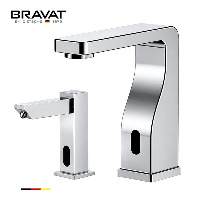 Lima Commercial Matte Black Finish Wall Mount Motion Sensor Soap Dispenser