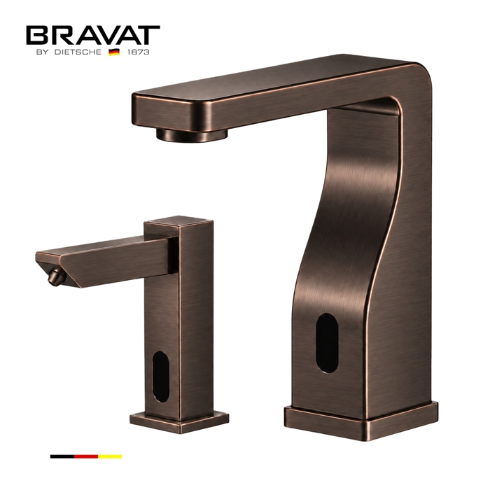 Trio Polished Gold Finish Commercial Motion Sensor Liquid Soap Dispenser