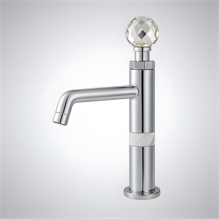 BathSelect Monarch Forge Collection Imperial Chrome Single Handle Basin Faucet