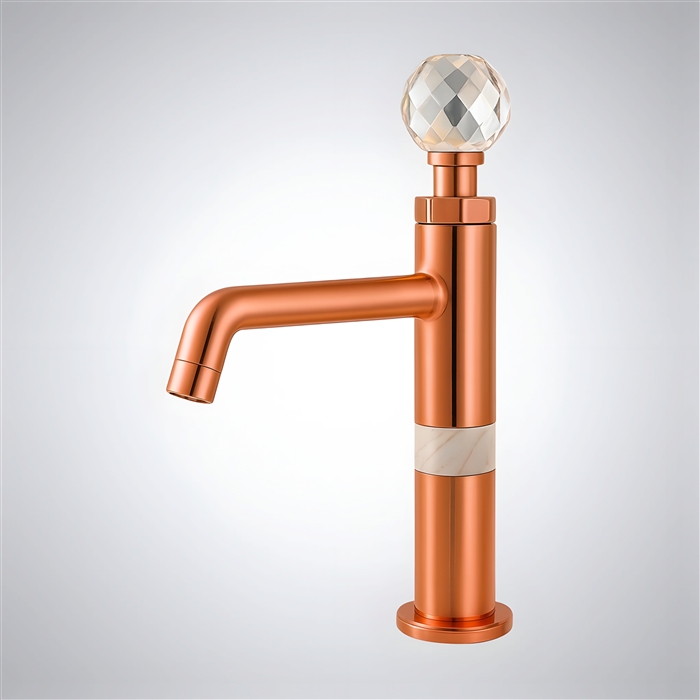 BathSelect Monarch Forge Collection Rose Gold Single Handle Faucet