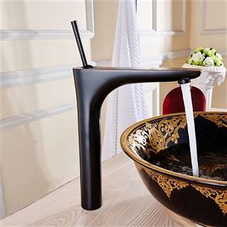 Soria Hospitality Oil Rubbed Bronze Deck-Mount Bathroom Sink Faucet