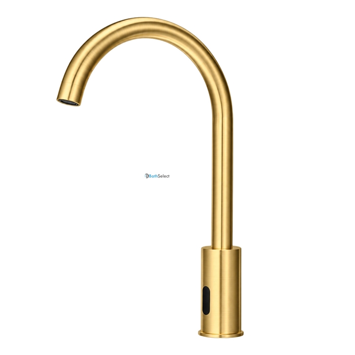Wall Mount Commercial Automatic Soap Dispenser In Brushed Gold
