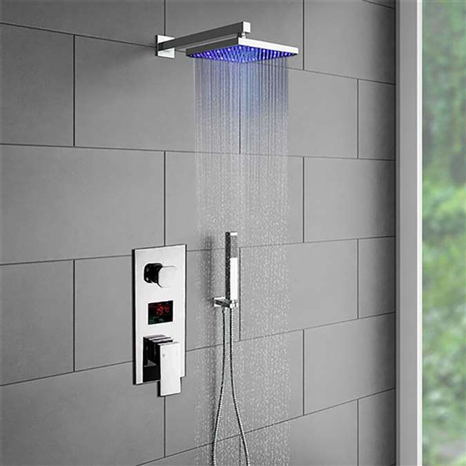 Florence LED Rainfall Shower Set
