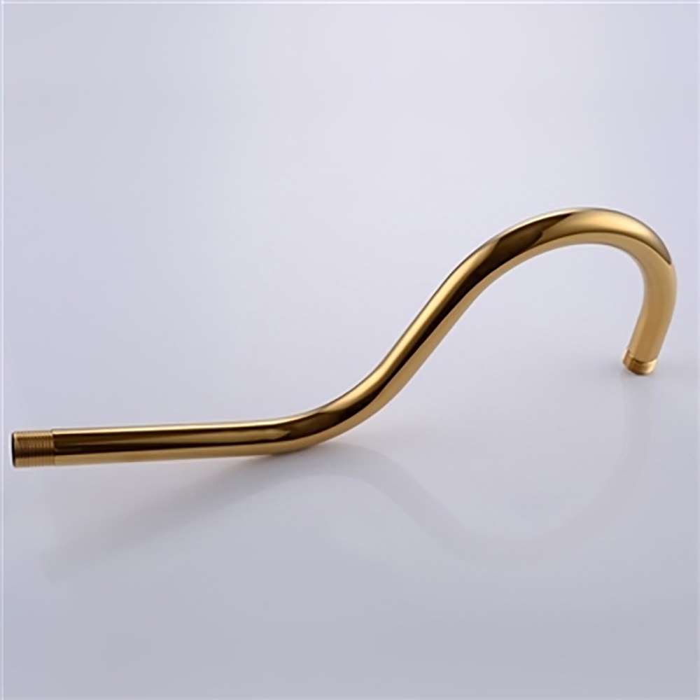 Amiens 14" Shower arm with Flange in Gold Finish (BS582SOW)
