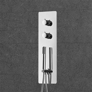 Revit Families Wall Mount Concealed Thermostatic Mixer Panel