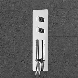 BIM Object Files Wall Mount Concealed Thermostatic Mixer Panel