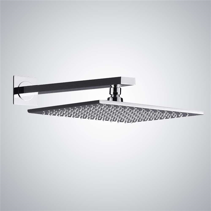 Brushed nickel showerhead and bathroom fixture finish