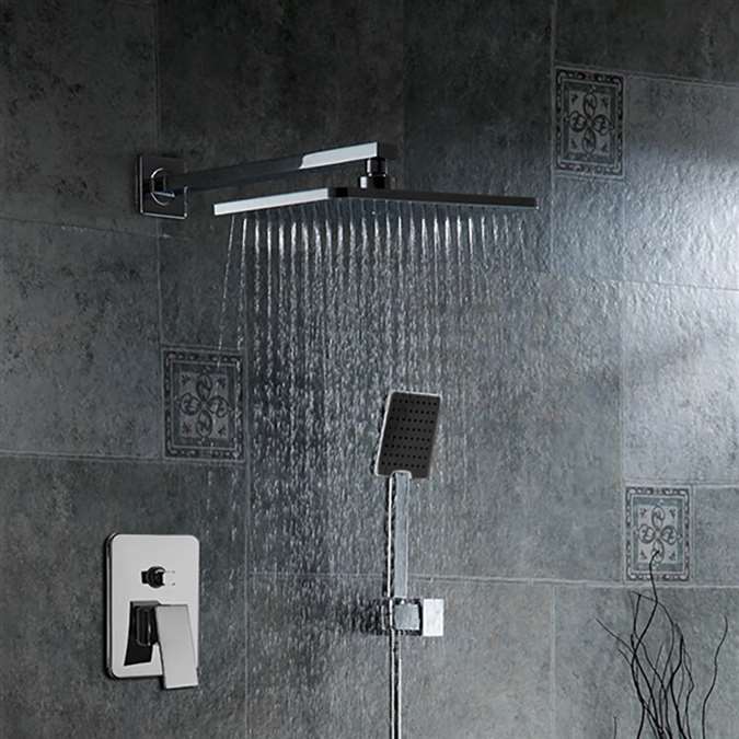 Chrome finish shower heads category