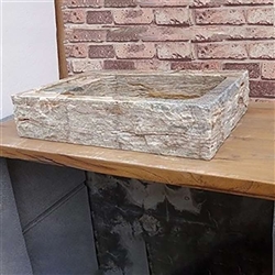 Hospitality Naples Gold Silk Stone Vessel Sink