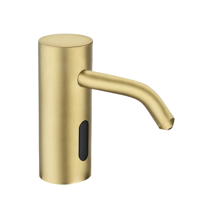 Lenox Commercial Deck Mount Motion Sensor Soap Dispenser In Brushed Gold Finish