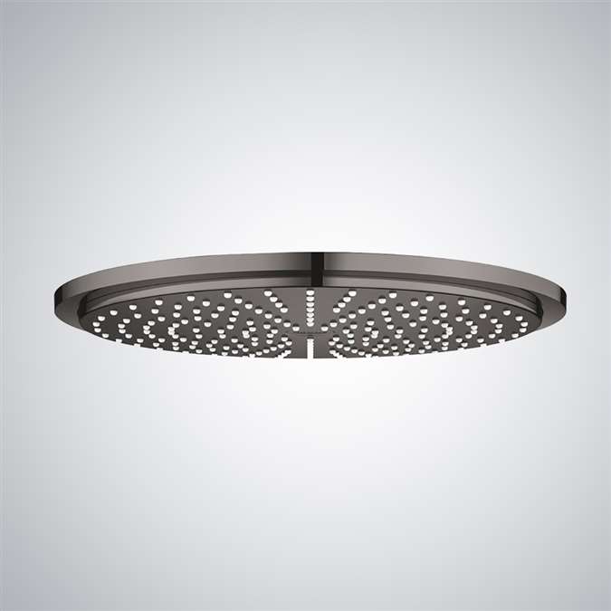 Bronze Finish Round Color Changing LED Waterfall Rain Shower head