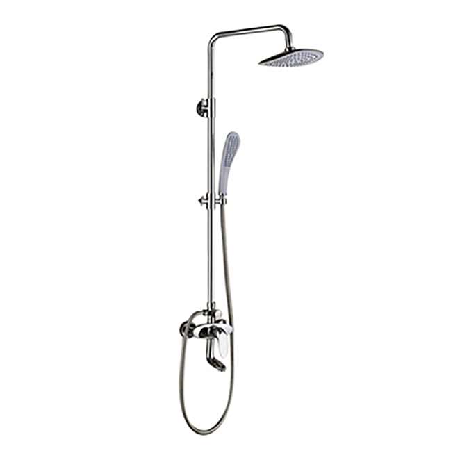Khloe Wall Mount 8 Inch Rain Shower Head And Handheld Shower With Faucet