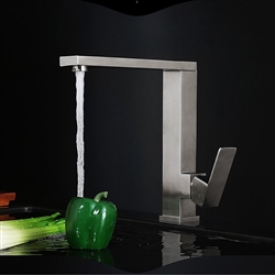 BathSelect Modern Sleek Design Faucet Deck Brushed Nickel