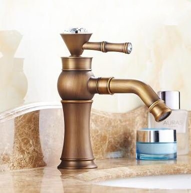 BathSelect BS9573 antique gold deck mount bathroom faucet verified review
