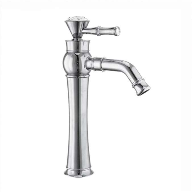 BathSelect Queen Chrome Crown Deck Mount Faucet