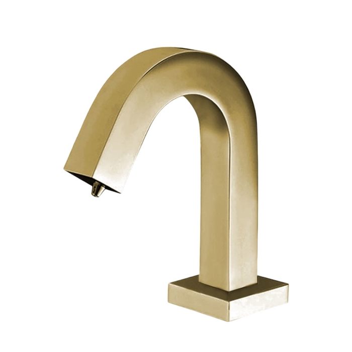 BathSelect Brushed Gold Commercial Touchless Automatic Sensor Liquid Soap Dispenser