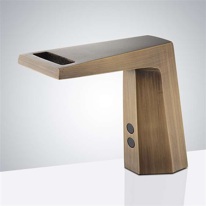 Melun Antique Gold Commercial Automatic Touchless Sensor Faucet