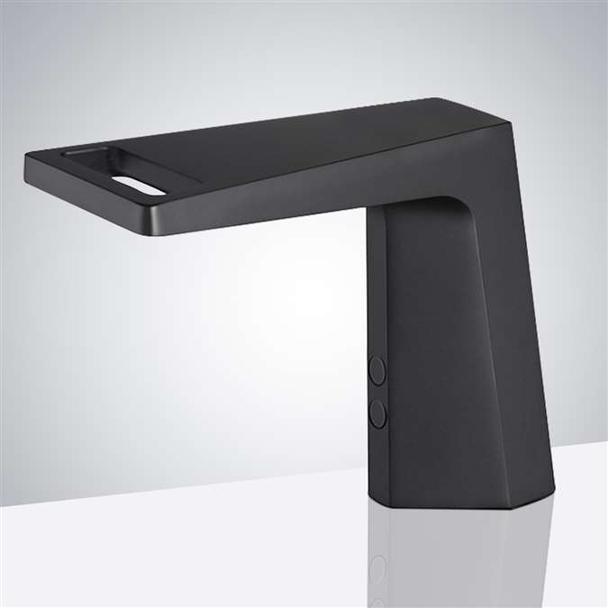 Melun Matte Black Finish Commercial Automatic Sensor Faucet