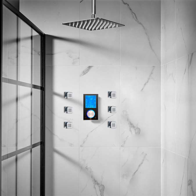 Discover Our Trialo Solid Brass Ceiling Mount Shower System One Month ...